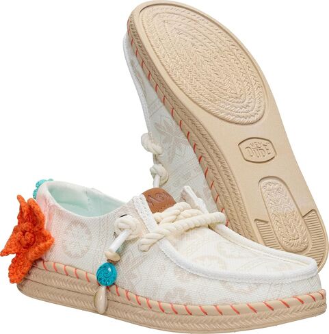 HEYDUDE Women's Wendy Espadrille Moana Slip On Shoe | Lightweight Loafer | Flexible EVA Sole | Easy On Fit in Kuwait