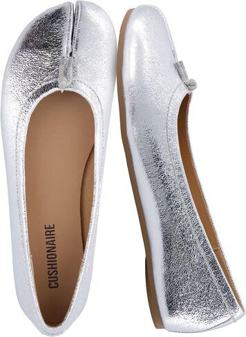 CUSHIONAIRE Maki Tabi Flats for Women, Split Toe Ballet Flats with Flexible Sole and Cushioned Footbed in Kuwait