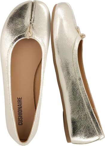 CUSHIONAIRE Maki Tabi Flats for Women, Split Toe Ballet Flats with Flexible Sole and Cushioned Footbed in Kuwait