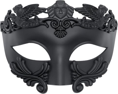 Qavctw Masquerade Mask for Men Roman Greek of The Opera Masks Venetian Half Face Masks for Mascarade Ball Halloween Party in Saudi Arabia