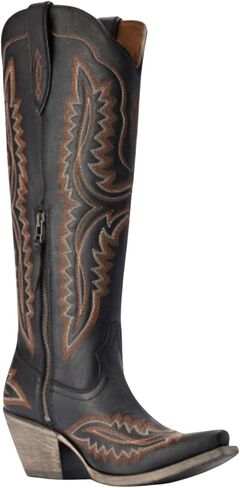 ARIAT Women's Casanova Western Fashion Boot Snip Toe Black 7 W US in Kuwait