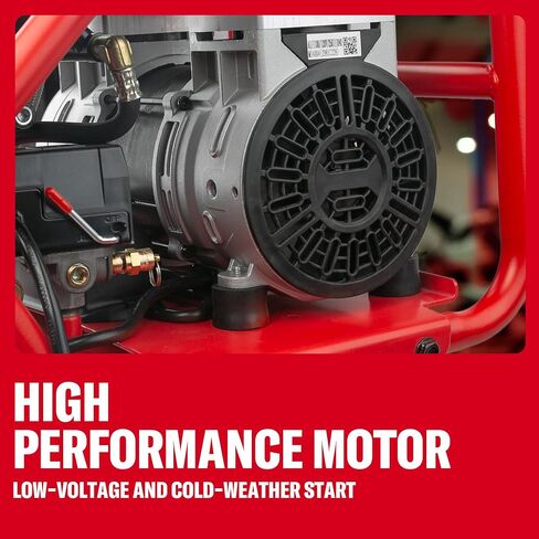 Craftsman Air Compressor，26 Gallon Portable Air Compressor 1.8HP 5.0 CFM@90PSI Oil Free Induction Motor, Max 150 PSI Pressure Powerful High Capacity 1000H Long Life Cycle, Red,CMXECXA3332643 in Kuwait