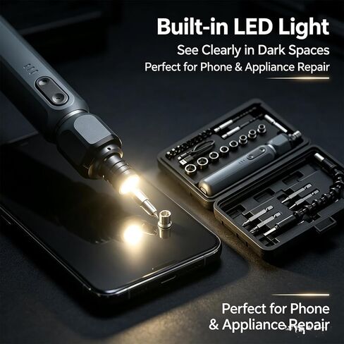 Oulaiide 26-in-1 Electric Screwdriver Kit, 4V | Rechargeable, Cordless in Kuwait