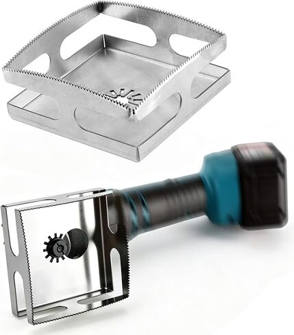 Square Slot Cutter for Oscillating Tools for Dewalt 20V & Milwukee M18 Oscillating Multi-Cutting Tool Blade in Drywall, Wood & Plastic in Kuwait