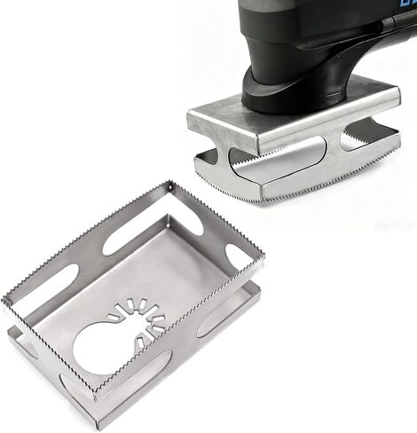 Square Slot Cutter for Oscillating Tools for Dewalt 20V & Milwukee M18 Oscillating Multi-Cutting Tool Blade in Drywall, Wood & Plastic in Kuwait