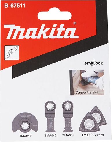 Makita B-67511 Multi-Tool Starlock Carpentry Set in Kuwait
