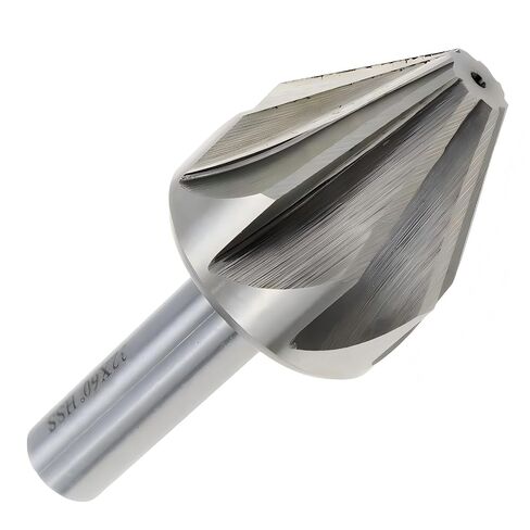 60° Countersink Drill Bit HHS 32mm Cutting Diameter - High Speed Steel Chamfer Mill Cutter with 8 Flutes for Wood, Plastic, Aluminum, PCB Board in Kuwait