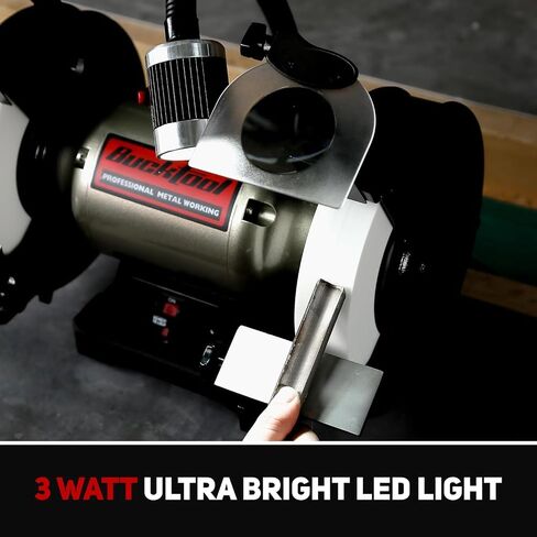 BUCKTOOL 8 Inch 3/4 HP Low-Speed Bench Grinder fit CBN Wheel Professional Wobble-free Wheel Grinder TDS-200C4HL in Kuwait