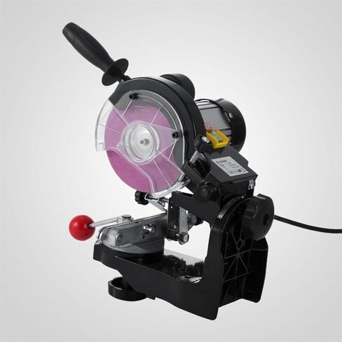 Electric Chainsaw Sharpener, 230W Bench Chain Grinder 3000 RPM, 145mm Grinding Wheel Adjustable Angle Universal Saw Chain Sharpening Tool for All Chainsaw in Kuwait