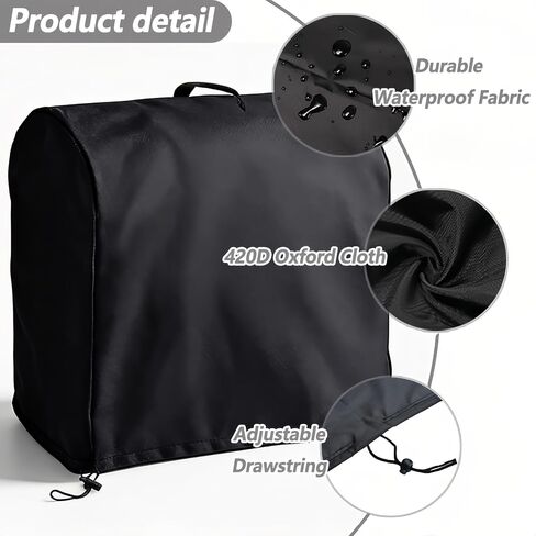 Bench Grinder Cover, 420D Oxford Waterproof Dust Covers for Most 6 Inch and 8 Inch Bench Grinders, for Storage in Workshops, Garages, Job Sites or Outdoor Areas in Kuwait