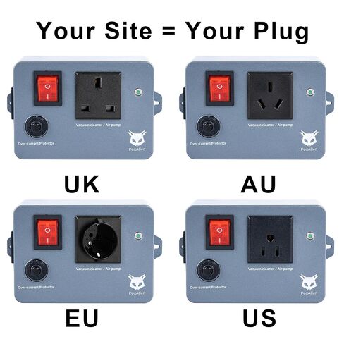 FoxAlien PWM Smart Relay Socket for CNC Router Machines, VFD Spindles, Dust Collector, Air Assist Pump and Engraving Module Connecting in Kuwait