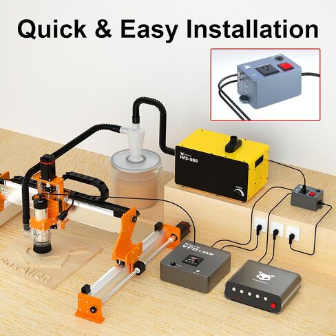 FoxAlien PWM Smart Relay Socket for CNC Router Machines, VFD Spindles, Dust Collector, Air Assist Pump and Engraving Module Connecting in Kuwait