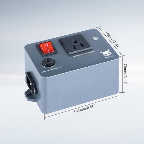 FoxAlien PWM Smart Relay Socket for CNC Router Machines, VFD Spindles, Dust Collector, Air Assist Pump and Engraving Module Connecting in Kuwait