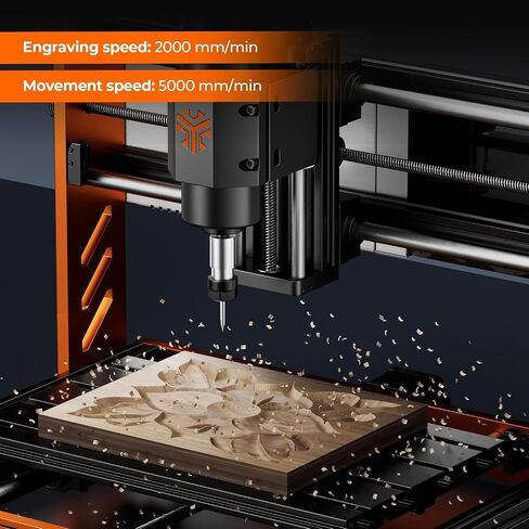 CNC Router Machine, ACMER Ascarva 3 S 500W CNC Milling Machine, Working Area 11.81" x 7.09" x 3.07" for Wood Plastic Metal Acrylic MDF Nylon Carving Cutting in Kuwait