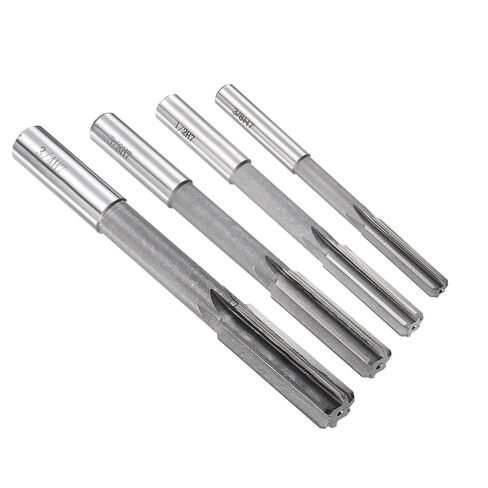 4 قطعة HSS مجموعة مخرطة الرمي 1/8 "3/16" 1/4 "5/16" H7 دقة 6 مزامير مستقيمة عرقوب مستديرة لتصنيع الآلات in Kuwait