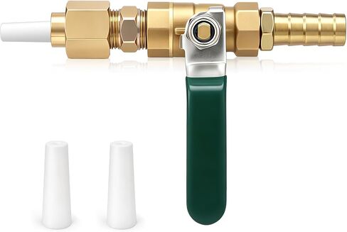 Sandblaster Gun Kit with 3mm Ceramic Nozzle Tip Assembly Sand Blasting Gun Kit Brass Ball Valve Bracket Connector Grinding Nozzle Tip Replacement for Media Abrasive Blasting in Kuwait