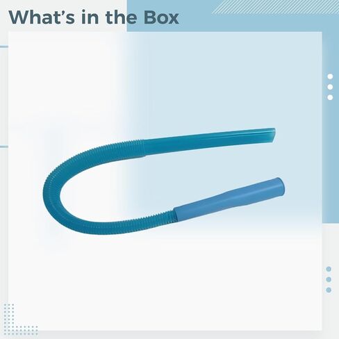 Dryer Vent Cleaner Kit, Blue Flexible Hose, Universal Vacuum Attachment, Ideal Length for Easy Handling, Fits Many Vacuum Models, Helps Improve Dryer Efficiency in Kuwait