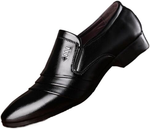 Men's Summer Leather Shoes Large Size Casual Business Wedding Shoes Oxfords(9) in Kuwait