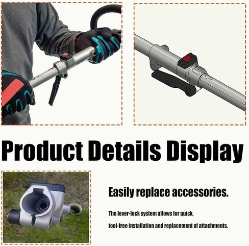 Extension pole saw attachment/Shaft Extension Couple Shaft Attachment fits for XUX01Z、 XUX02Z and GUX01 Lithium-Ion Brushless Cordless Couple Shaft Power Head in Kuwait