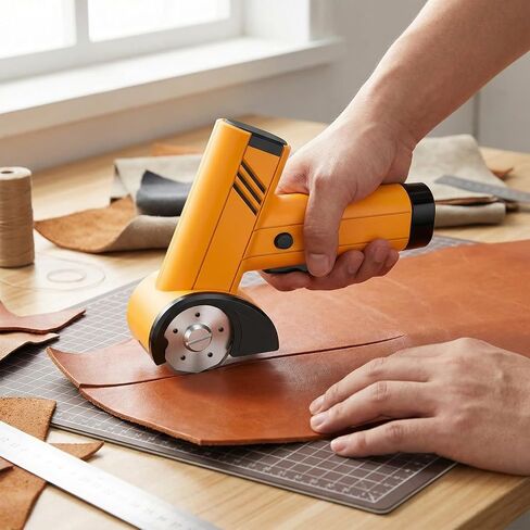 3 Pack 5-Hole Replacement Blades for Electric Scissors, Compatible with 4V Cordless Rotary Cutters, Sharp Steel Blades for Cutting Cardboard, Fabric, and Leather in Kuwait