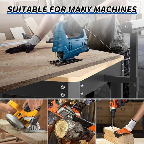 Rolling Planer Stand, Height Adjustable Miter Saw Planer Table with Extension Rollers, 550 lbs Load Capacity Tool Stand with Wheels, for Most Planers, Saws, Bench-top Machines, Power Tools in Kuwait