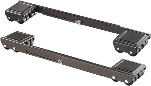 SOFTTOUCH 18 1/4" to 28" Expandable Heavy-Duty Appliance Rollers, 3000 lb Load Capacity, Brown (1 Pack) in Kuwait