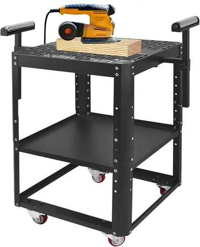 Planer Stand with Wheels, Height Adjustable Miter Saw Stand, Planer Table Stand with Extension Rollers, 550 lbs Load Capacity Power Tool Stand, for Most Planers, Saws, Bench-top Machines, Power Tools in Kuwait
