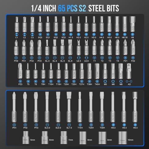 STREBITO 71 in 1 T-Handle Ratchet Screwdriver Set, Magnetic Screwdriver Set | S2 Steel Bits & Sockets, 72-Tooth, 4 Extension Rods, Ratcheting Screwdriver for Home Repair, Assembly, Bicycle, Auto, DIY in Saudi Arabia