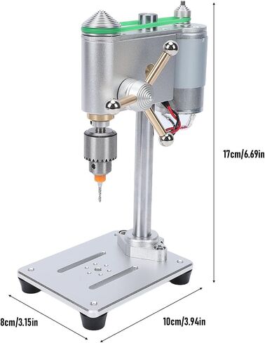 Precise Drill Press Durable Construction 0-8000 RPM Speed Control for Crafts Electronics (US Plug 100-240V) in Kuwait