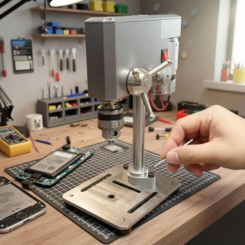 Micro Drill Press Multi Function Mini Drill Press High Rotational Power Tool for Hobbyists, Garage in Kuwait