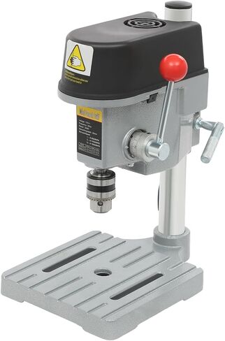 Mini Drill Press, 110V Portable Bench Drill Machine | 3-Speed Pillar Drill, Precision Mini Drilling Tool for Jewelry Making, DIY Crafts, Wood, Acrylic and Plastic in Kuwait