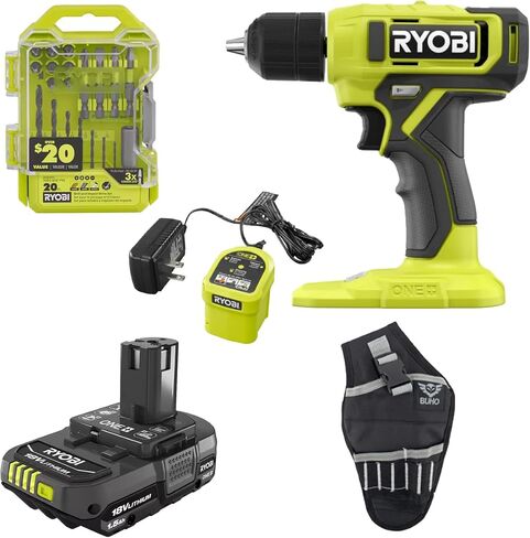 ONE+ 18V Drill/Driver Kit with Battery, Charger & Holster in Kuwait