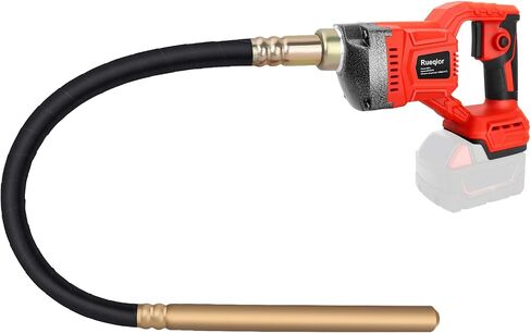 Handheld Concrete Vibrating Tool Compatible with Dewalt 20V Battery, 600W Cordless Concrete vibrator with 3.8FT Shaft Rod 5,500VPM Portable Pencil Vibrarator Remove Air Bubble(No Battery) in Kuwait