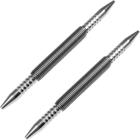Dual Head Nail Setter, 1/32" & 1/16", Double Ended | Spring Loaded, Hammerless Nail Punch Tool, 3500 PSI Striking Force, Counter Punch in Kuwait