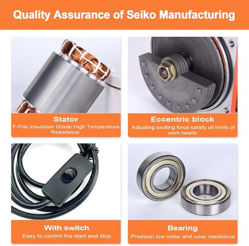 Vibration Motor 30W Concrete Vibrator AC Single Phase 110V 30W-100W 3600Rpm Industrial Vibrating Tool For Sand Shaker Table With US Power Plug in Kuwait