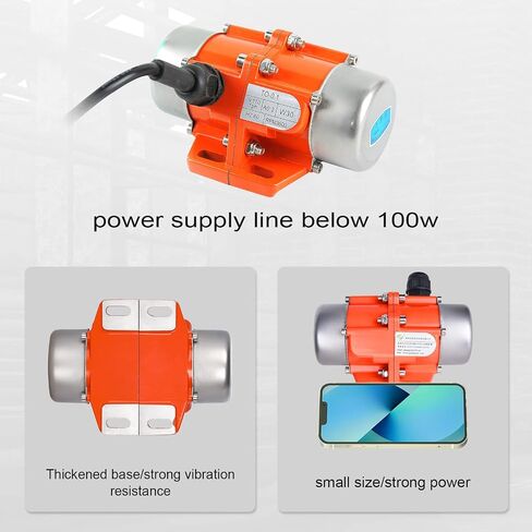 Vibration Motor 30W Concrete Vibrator AC Single Phase 110V 30W-100W 3600Rpm Industrial Vibrating Tool For Sand Shaker Table With US Power Plug in Kuwait