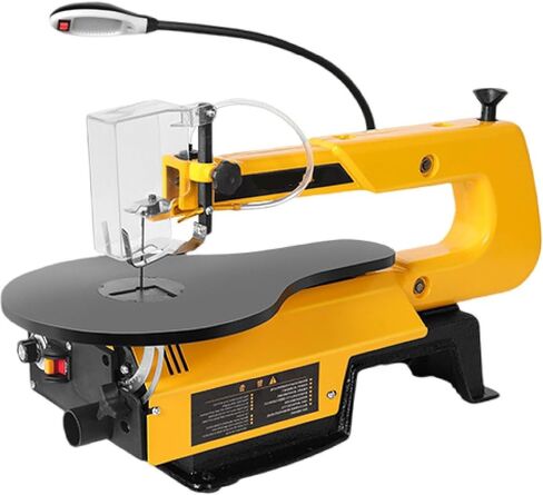 Precision Variable Speed Scroll Saw - 150/180W Electric Fret Saw with Tilt Table & Dust Port for DIY Crafting & Woodworking (Standard) in Kuwait