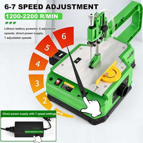 Electric Scroll Saw - New Variable Speed Scroll Saw W/ 45mm Material Thickness Capacity,Offering Battery/Power | LED Light Dust Blower Electric Woodworking Jigsaw 56blades in Saudi Arabia