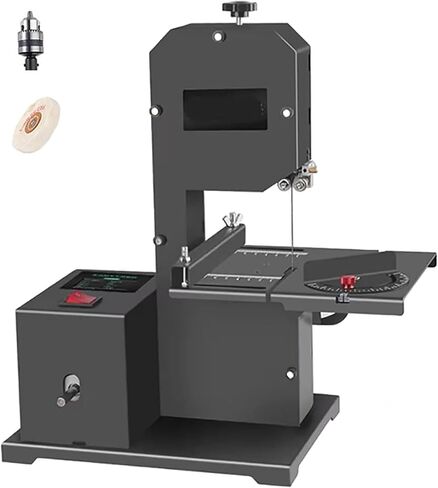 Small Desktop Scroll Saw,Electric Woodworking Wire Saw,Cutting Height 70mm,Speed 1750RPM,Straight Line, Curve in Kuwait