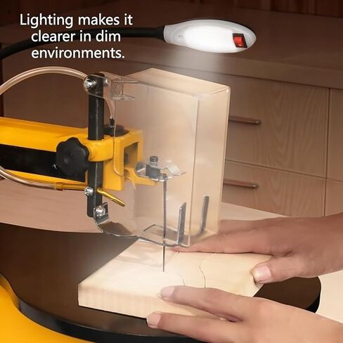 180W Variable Speed Scroll Saw - 16-Inch, Electric Scroll Saw with LED Light Foot Pedal,0mm Cutting Height, 0-45° Tilting Table in Kuwait