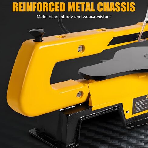 Variable Speed Scroll Saw, 180W Scroll Saws, Electric Woodworking Jigsaw with Foot Control and 400-1600 RPM in Kuwait