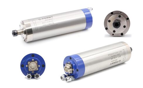 G-Penny 1.5KW Water Cooled CNC Spindle Motor 65mm 220V ER11, 4 Pcs 7 Series Bearings, 24000 Speed, 0.01mm Runout Accuracy CNC Router Motor for Wood Acrylic Metal Engraving Milling (110, Volts (AC)) in Kuwait