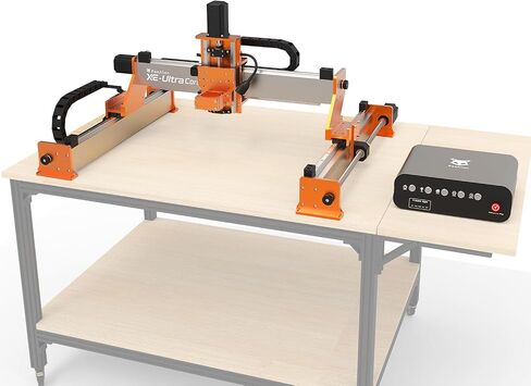 FoxAlien XE-Ultra Core Desktop CNC Router Machine, 17x17in Active Area with NEMA 23 Closed-Loop Stepper Motor, Large Benchtop Engraving & Milling Machine for Wood, Aluminum, Carbon Fiber DIY Projects in Kuwait
