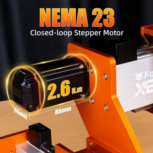 FoxAlien XE-Ultra Core Desktop CNC Router Machine, 17x17in Active Area with NEMA 23 Closed-Loop Stepper Motor, Large Benchtop Engraving & Milling Machine for Wood, Aluminum, Carbon Fiber DIY Projects in Kuwait