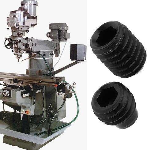 SING F LTD 4pcs R8 Spindle Alignment Screw Compatible with Bridgeport Vertical Milling Machines 6x6mm/6x8mm in Kuwait