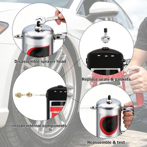 K10 Complete Repair Kit for Sure Shot Model A Sprayers Replacement | Complete parts with seals & gaskets, fits Sure Shot Model A, compatible with 1000, 1100, 2000, 2600, 6000, 6200 series. in Kuwait