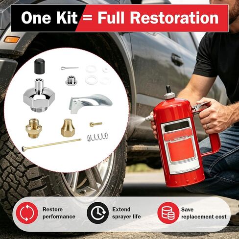 K10 Complete Repair Kit for Sure Shot Model A Sprayers Replacement | Complete parts with seals & gaskets, fits Sure Shot Model A, compatible with 1000, 1100, 2000, 2600, 6000, 6200 series. in Kuwait