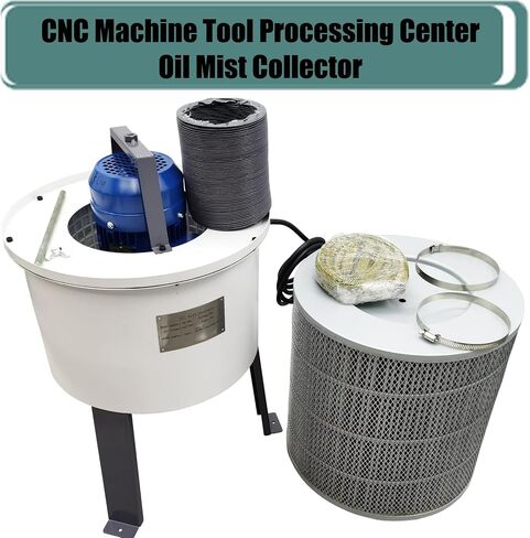INTBUYING 220V Oil Mist Collector 1HP CNC Machine Tool Processing Center Oil Fume Purifier Industrial Soot Purifier 650-824CFM in Kuwait