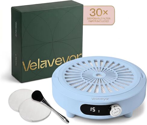 Nail Dust Collector, Rechargeable & Cordless 3800 RPM Low Noise Nail Vacuum Fan with LED Display, Adjustable Speed, Reusable Filter, 30 Pcs Paper, for Acrylic Nails, Salon & Home, Pink | rechargeable, portable 3800 RPM, adjustable stepless suction, 2 HEPA in Kuwait