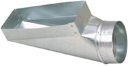 (1)-Replacement for Imperial 30 Ga. 4 In. x 12 In. x 6 In. Galvanized Duct End Boot GV0668-C in Kuwait